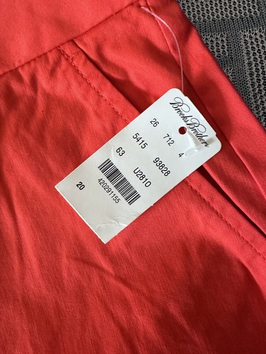 Brooks Brothers Youth Boy's Red Cotton Chino Shorts! Size 20 - Picture 2 of 7