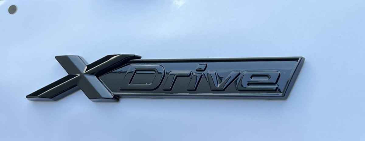 Gloss Black 330d X Drive Tailgate Boot Badge Logo FITS F30 F31