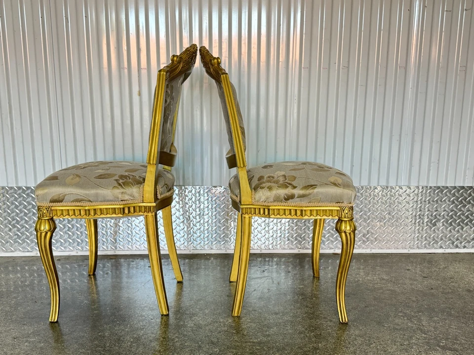 SILLAS ART DECOSIDE DE ALTO ESTILO FRANCÉS DE PERÍODO Foto 4 de 4