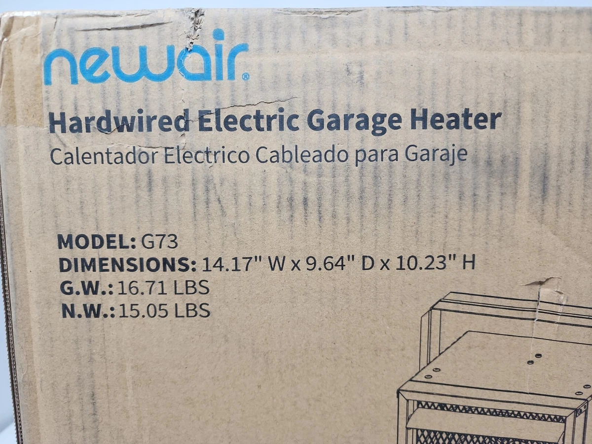 Newair Hardwired Electric Garage Heater Ceiling Mounted 500 sq. ft. | G73  781052062702 | eBay
