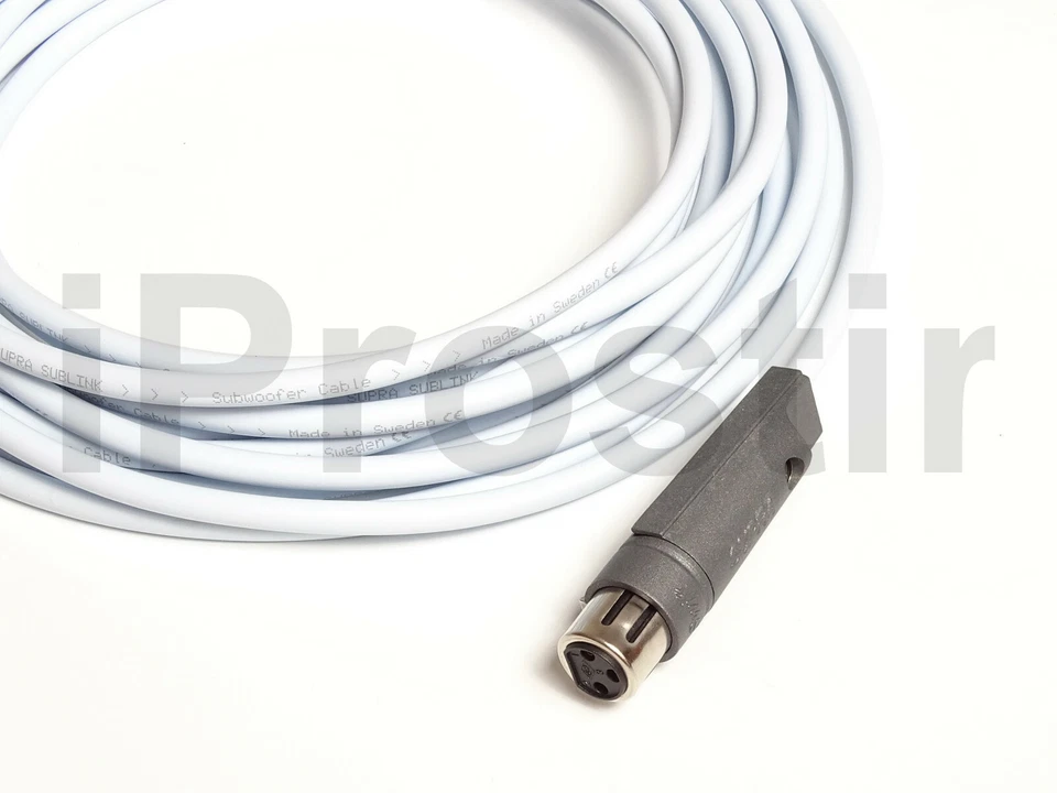 SUPRA SUBLINK AUDIO XLR-RCA Single Channel Subwoofer Hi-Fi Cable Various Length - Image 4 of 4