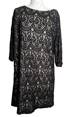 chinese dress ladies Cream Gown with Black Lace Overlay main image 1