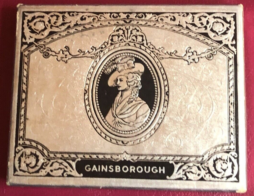 Vintage Gainsborough E.E. Fairchild 2 Deck Set Playing Cards opened & used