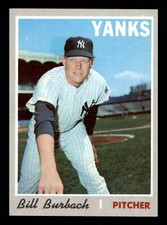 1970 Topps Baseball #167 Bill Burbach EX/MT *d2