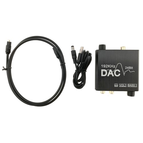 Optical Coax to Analog Audio Signal Converter RCA 3.5mm Output Volume Control - Picture 9 of 9