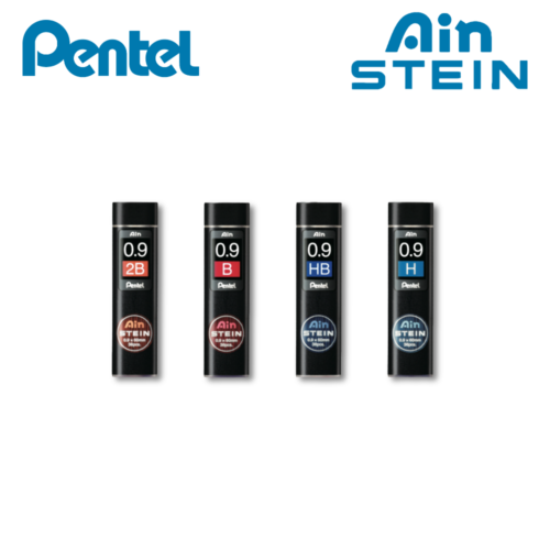 Pentel Ain Stein Lead Refills for Mechanical Pencil • 0.9 mm • All Grades - Zdjęcie 1 z 5