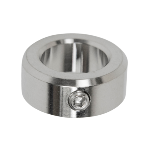 Juego de cuello de eje de tornillo de 1/2"" orificio de acero inoxidable OD 1"" ancho 7/16"" (4 PIEZAS) - Imagen 4 de 8