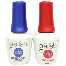 GELISH Essentials DIP Nail 0.5oz Dipping Powder Dip Base & Top Coat