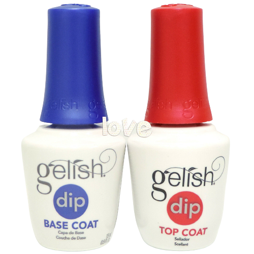 gelish base coat dip
