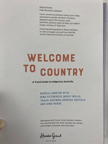 Marcia Langton: Welcome to Country 2ª edición Aboriginal Indigenous Australia - Imagen 6 de 9