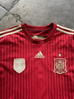 adidas スペイン代表長袖ユニフォーム4XO FIFA 2010 Adidas Spain FIFA 2010 World Cup World Champions Soccer