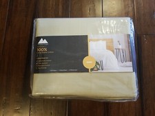 Mayfair Linen 500 Thread Count 100 Long Staple Cotton 4pc Sheet Set, KING Sand