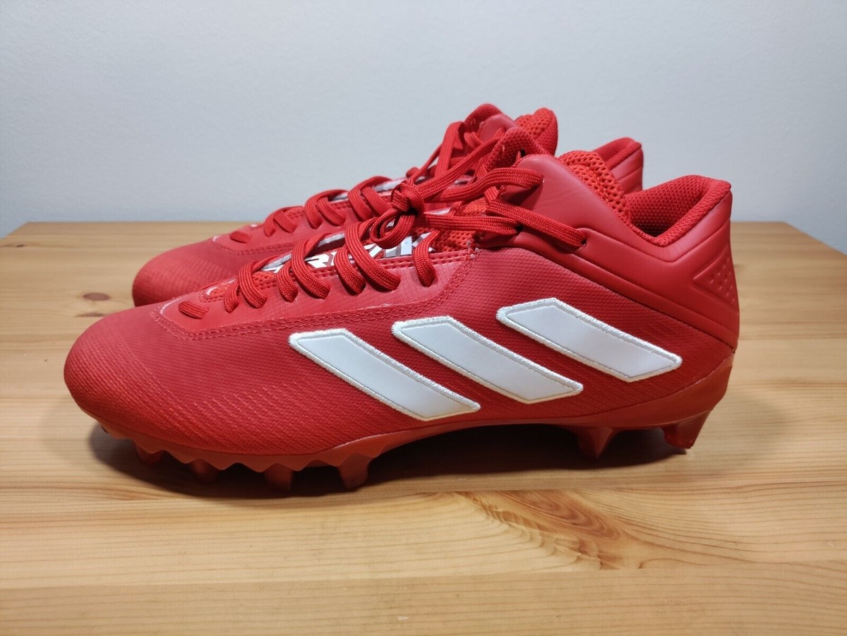 ADIDAS SM FREAK MID FOOTBALL CLEATS SIZE 13 RED WHITE FX1313  display picture 3