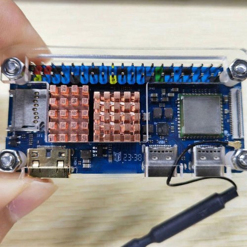 Für Single Board Pi Zero 2 W Acrylgehäuse Transparente Hot I4D4 J8C6 L5E9 U0O2 - Afbeelding 2 van 14