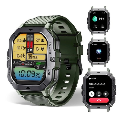 6931940739818 OUKITEL BT101 smartwatch (BT101-GN/OL) Green OUKITEL - 第 1/1 張圖片