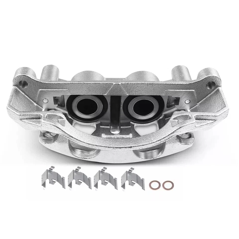 Pinza de freno delantera izquierda con soporte para Nissan Titan XD 2016-2023 NV1500 NV2500 Foto 3 de 3