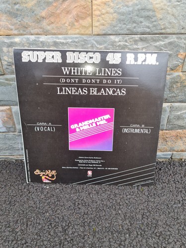 Grandmaster & Melle Mel 45rpm Lp white lines don't don't do it - Picture 5 of 6