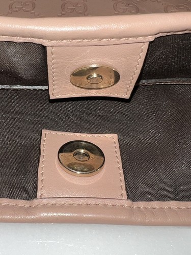 BORSA GUCCI JUMBO JOY AUTENTICATA GUCCISSIMA ROSA MALVA USATA IN OTTIME CONDIZIONI - Foto 9 di 13