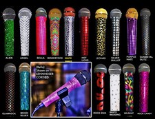 MICROPHONE COVER SKIN SPARKLE for STANDARD CORDED/WIRED Microphones