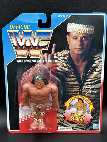1990 Hasbro WWF SUPERFLY slam JIMMY SNUKA Official...