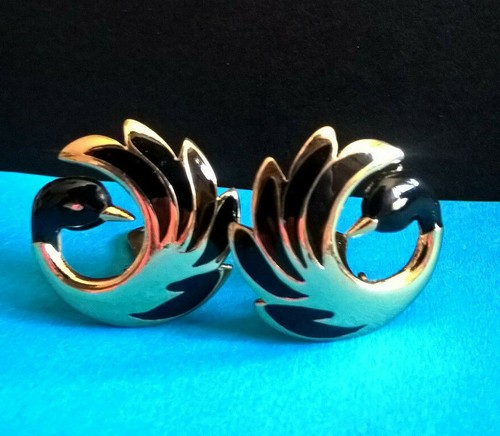BOUCLES D'OREILLES VINTAGE clips créateur Delphine Nardin Paris EUR 35,00 - FR