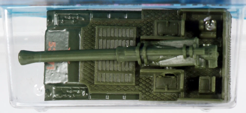 Vintage Hot Wheels Shell Shocker Action Command Series - 2518 NRFP 1986 Olive - Image 3 of 4