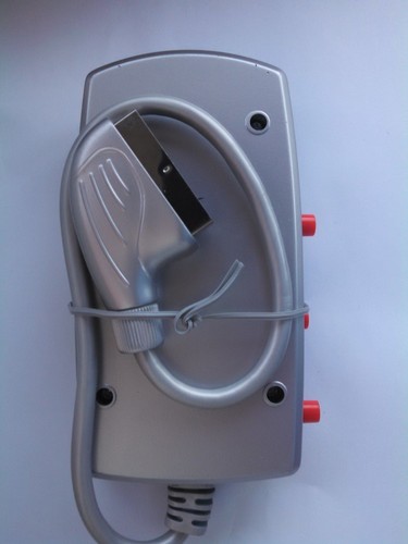 3 Way Scart Lead Cable Splitter Adaptor Box Silver+RCA+SVHS IN-OUT Switched - Picture 4 of 4