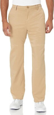 AMAZON ESSENTIALS MEN'S CLASSIC FIT STRETCH STRETCH GOLF PANTS 30''W X 29''L-STONE