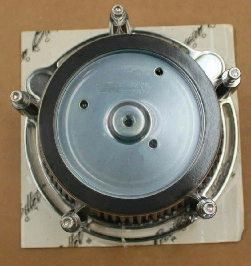 Filtro de aire Precision Billet, Assassin, doble leva Harley 1999-'15 - cromo Foto 4 de 4