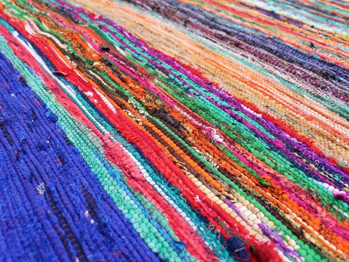 Indian Handmade Chindi Rug Area Rag Rug Home Decor Carpet Floor Decor Rug Multi - Picture 3 of 8