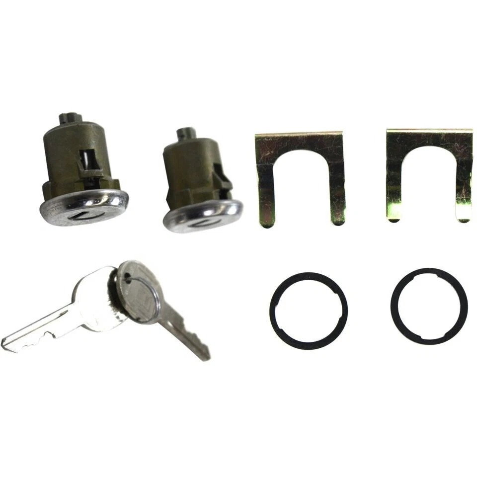 Pair Door Lock Cylinders Set of 2 Front for Chevy Olds Blazer Suburban SaVana - Image 4 of 4