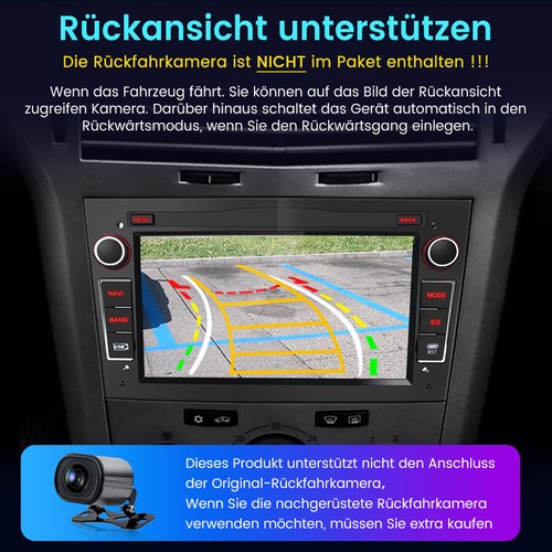 Carplay Autoradio Für Opel Corsa C/D Zafira B Astra H Android13 GPS NAVI 2+64GB - Bild 10 von 15