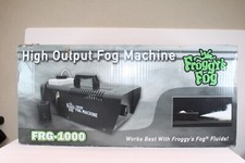 NIB Froggy's Fog FRG-1000 High Output Fog Machine w/Wired Remote Stage Party