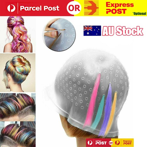 Reusable Hair Cap Salon Highlighting 