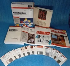 Symantec Macintosh Business Bundle MacInTax Quicken GreatWorks System 7 Apple