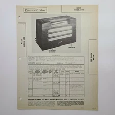 SAMS PHOTOFACT SERVICE MANUAL 5-19 ELCAR RADIO MODEL 602