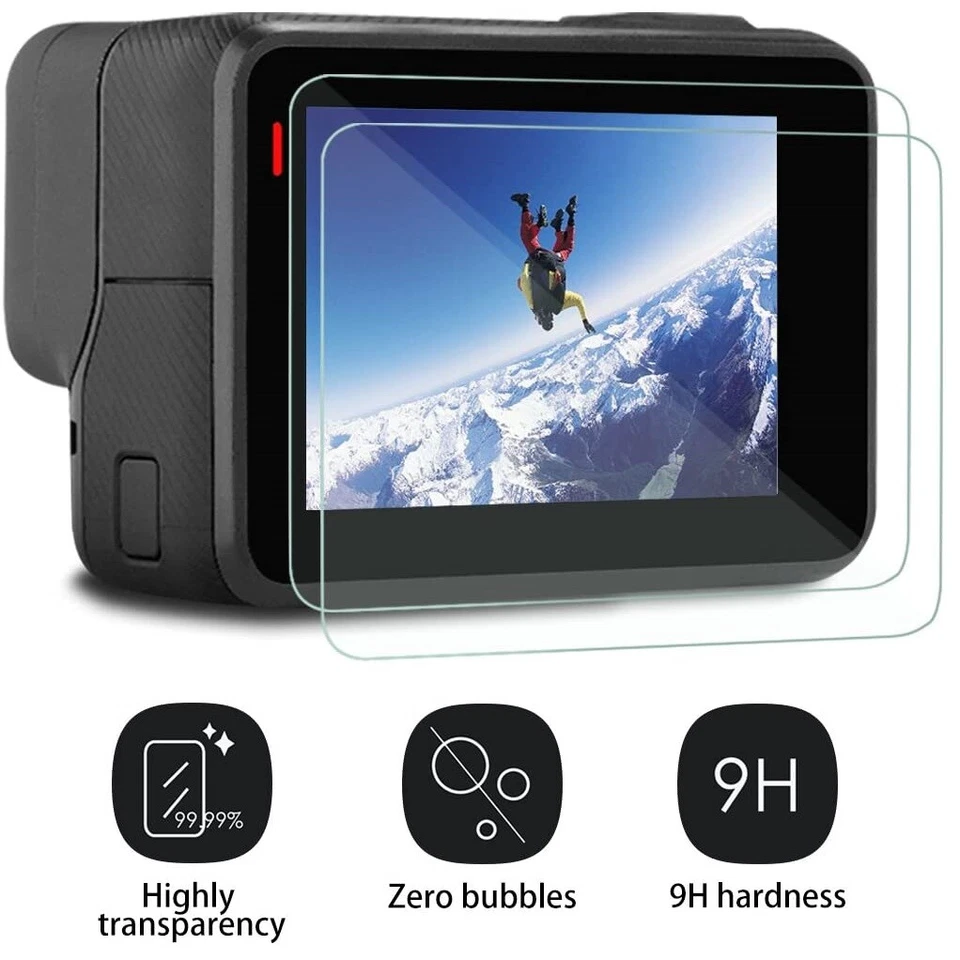 Premium Tempered Glass Screen Protector for GoPro Hero 7 | 6 | 5 (4 Pack) - Image 3 of 4