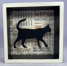 3D Wood Cat Art Decor 5x5