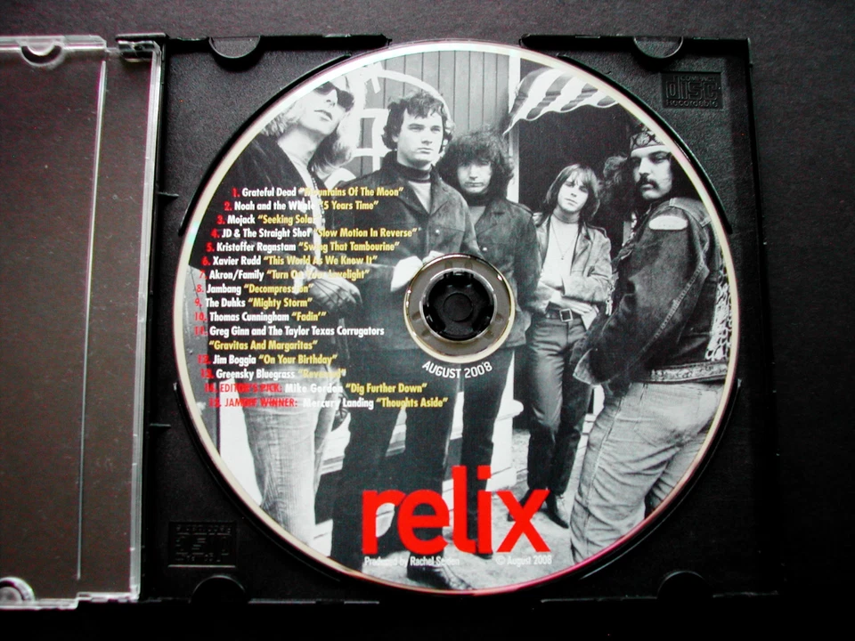 Grateful Dead Relix Magazine Picture Disc CD August 2008 GD 1967 Band Photo - Image 3 of 4