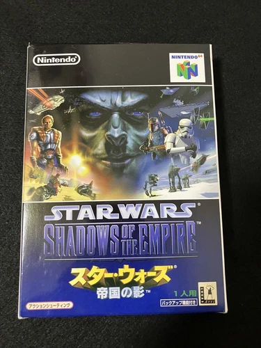 Nintendo 64 Star Wars Shadows of the Empire New Sealed Complete NUS-P-NSWJ Japan