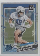 2023 Donruss Rated Rookie Factory Set Optic Preview Holo Prizm Jack Campbell ts1