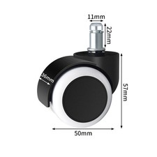 Swivel Casters Heavy Duty Quiet Wheels for Coffee Tables Sofas Bedside 1 or 5