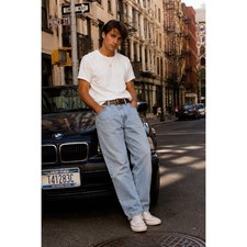 Vintage Guess Jeans Men 40 Light Wash Relaxed Straight Leg Denim Mexico