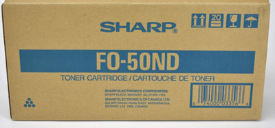 NEW Genuine Sharp FO50ND FO-50ND Toner Cartridge Black Printer Cartridge