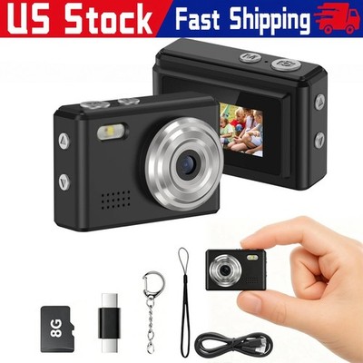 Mini Keychain Camera 1080P HD Digital Pocket Camera with 8GB Card Gift for Kids