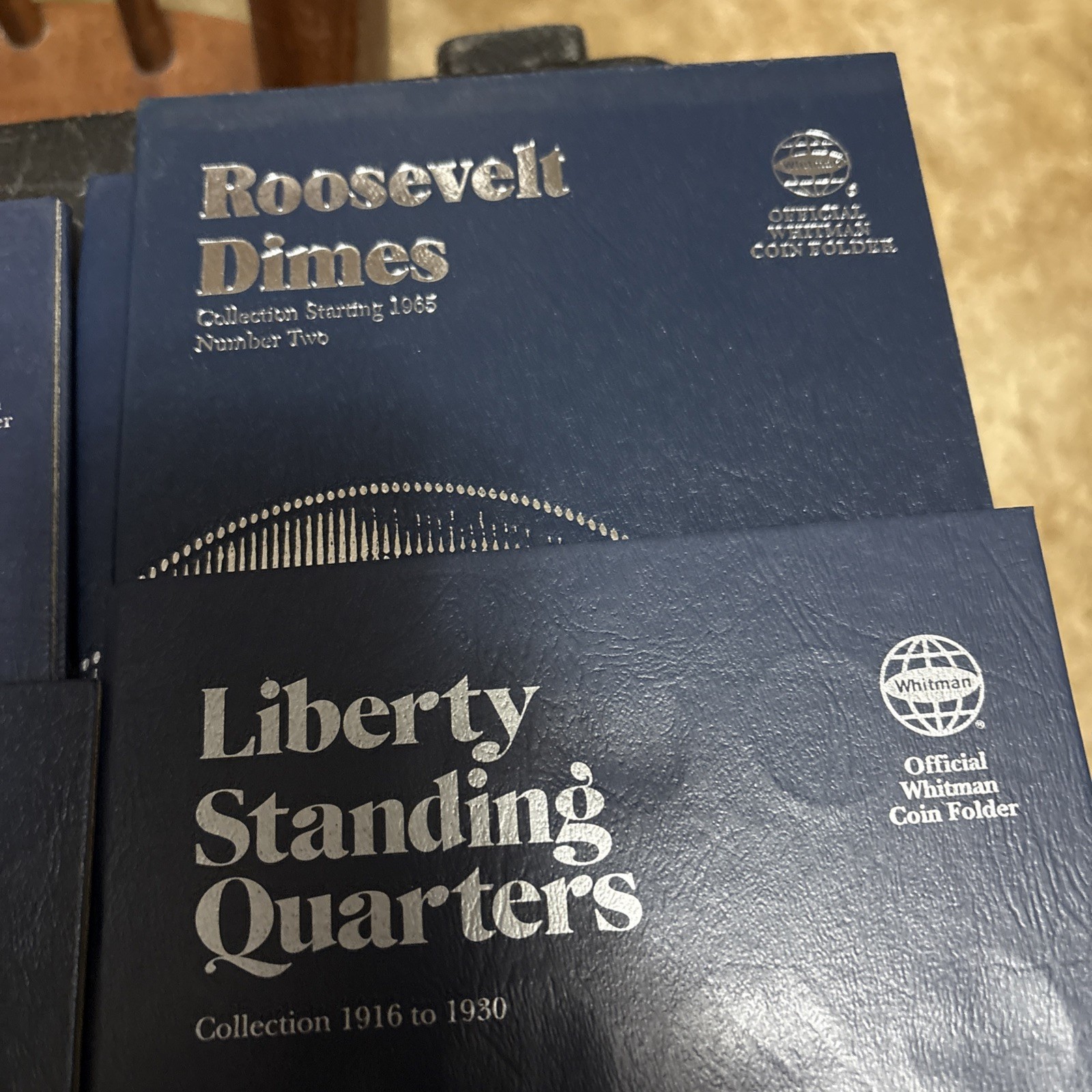 12 brand new blue Whitman folders Lincoln pennies Buffalo & V  Nickels More