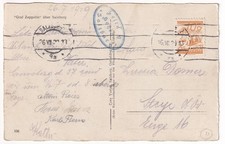 ZEPPELIN 1929 Karta fotograficzna "...über Salzburg" używana do Steyr