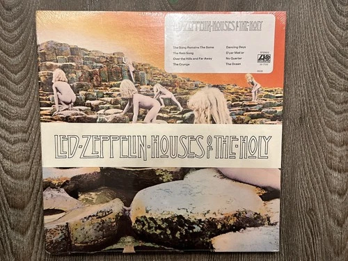 LED ZEPPELIN Houses of the Holy LP 1973 First Press SD 7255  SEALED Hype Sticker