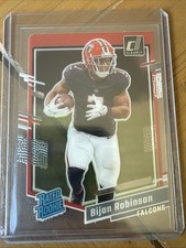 2023 Panini Clearly Donruss Bijan Robinson RATED ROOKIE #53
