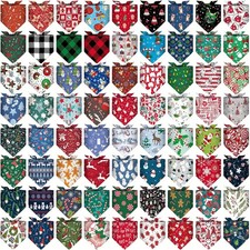 Pet Holiday Bandanas - 3 Bandanas/Per Package - Randomly Packaged